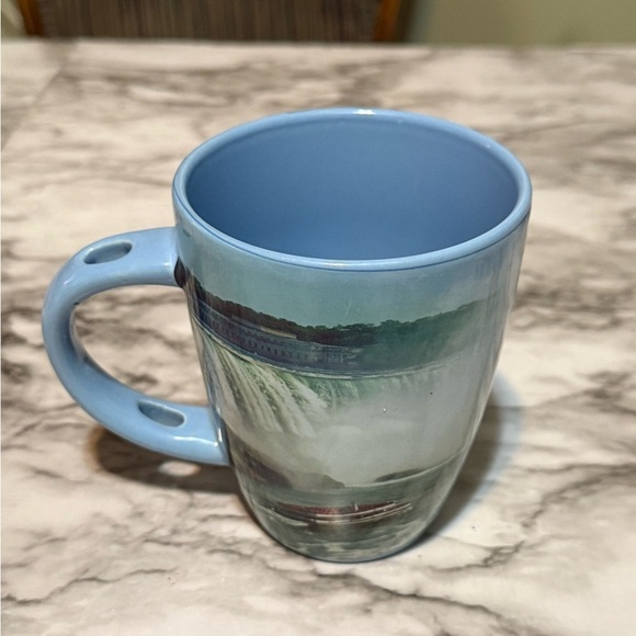 Niagara Falls Canada Blue Souvenir Mug - Picture 3 of 3